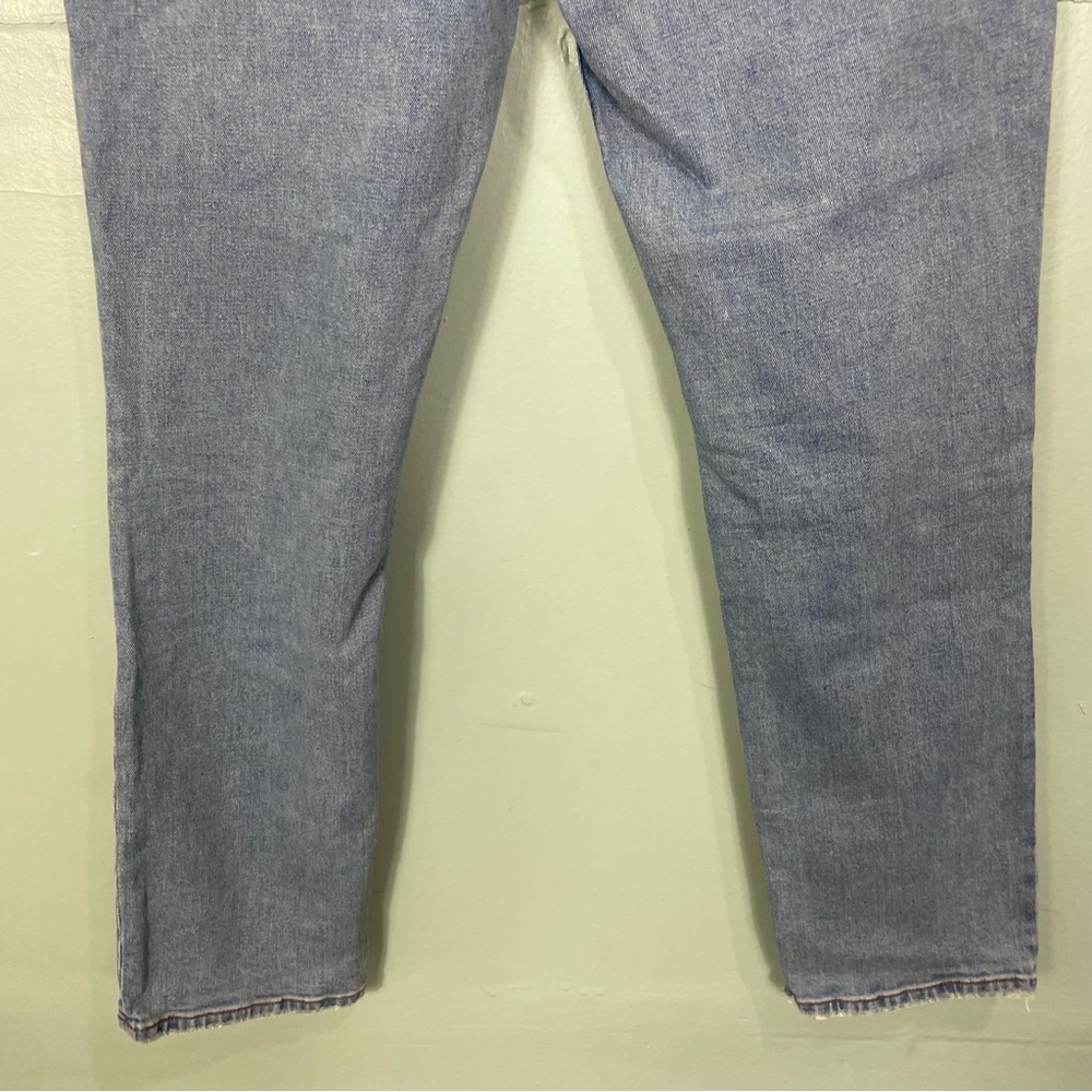 Abercrombie and Fitch The 90's Slim Straight Ultra High Rise Curve Love Blue - Picture 9 of 10
